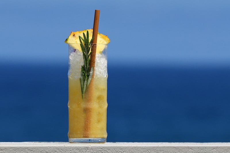 Mixologist preparing a cocktail